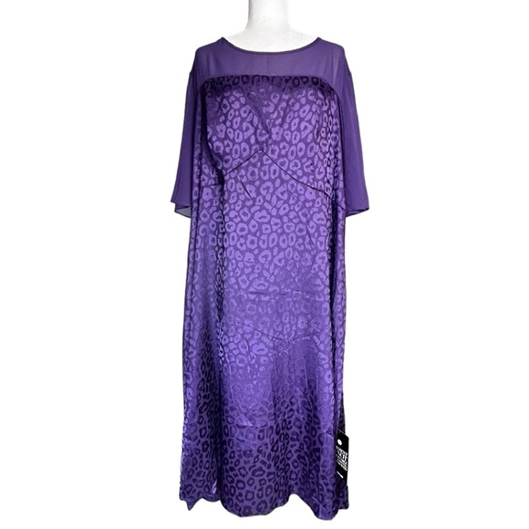 Avenue Dresses & Skirts - NEW Avenue Evening Dress 22/24 Purple Whimsagoth Fairy Flowy Feminine